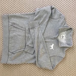 gray PINK by Victoria’s Secret quarter zip